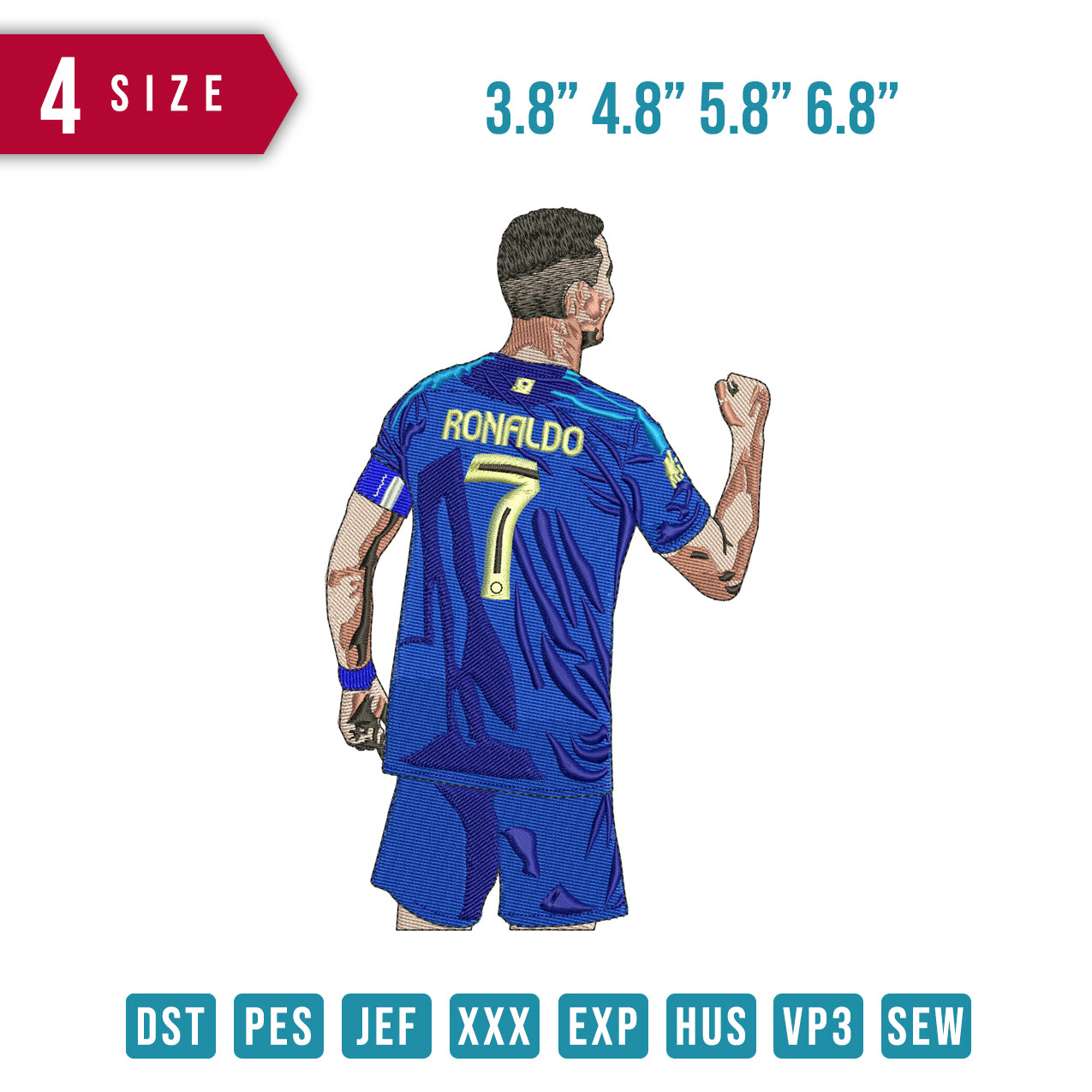 Ronaldo blue back