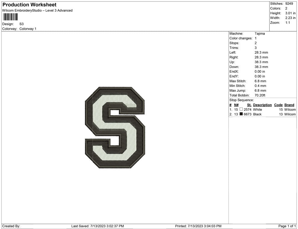S Letter