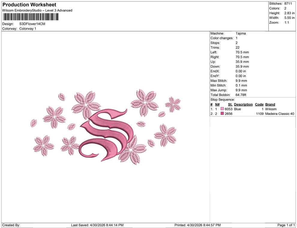 S3D Flower