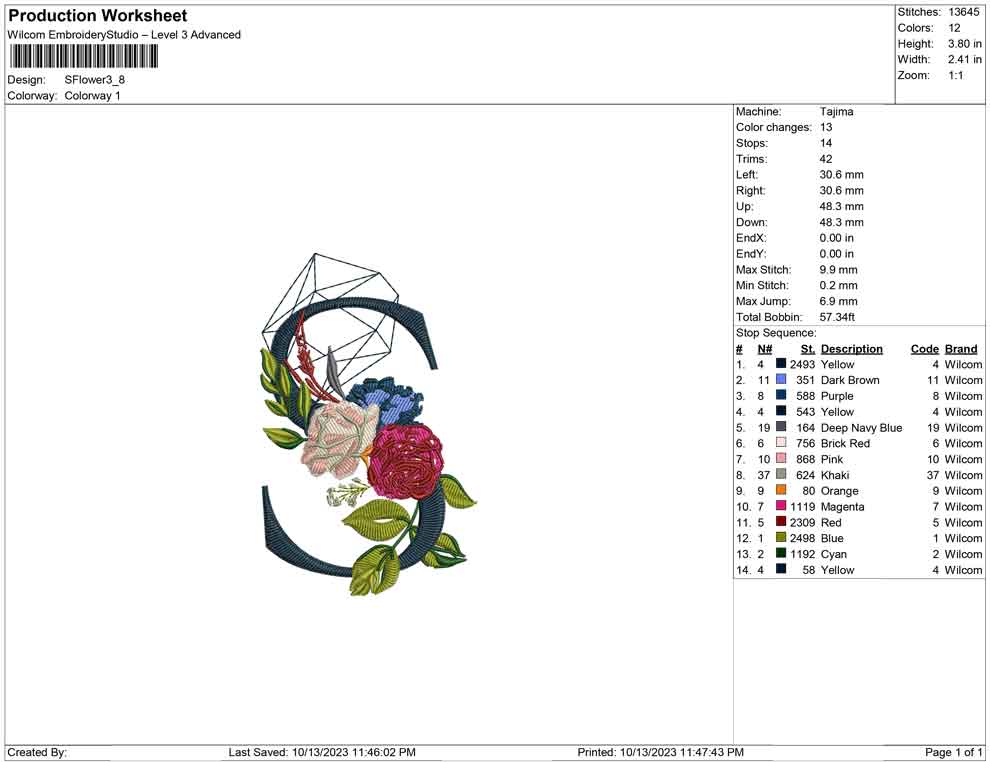 S Flower
