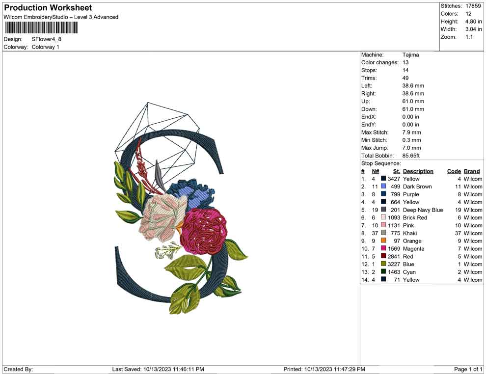S Flower