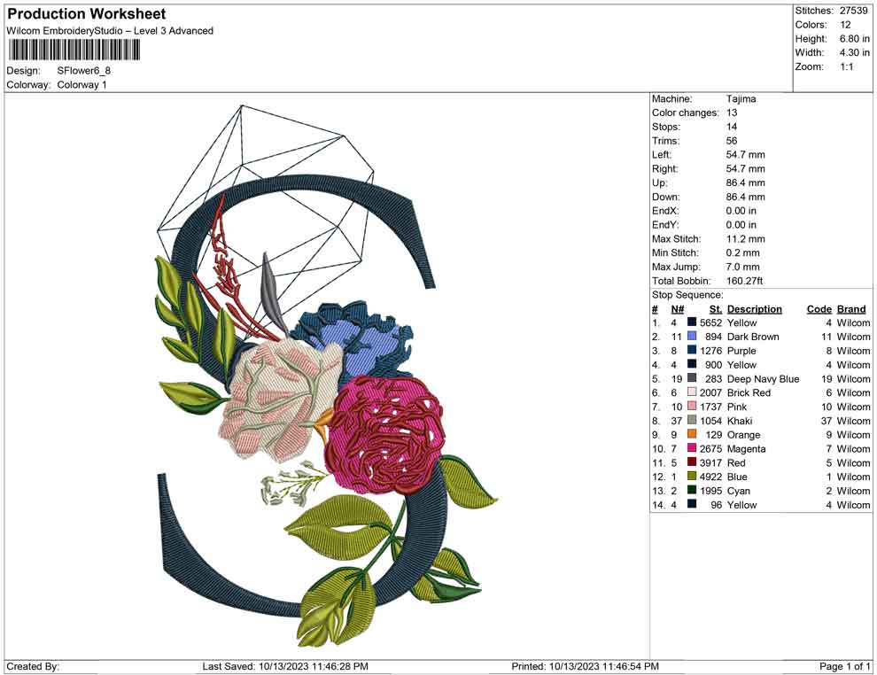 S Flower