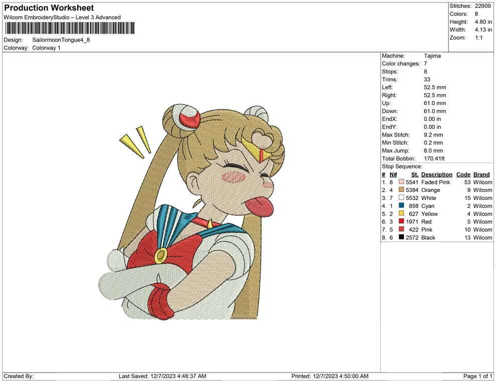 Sailormoon tongue