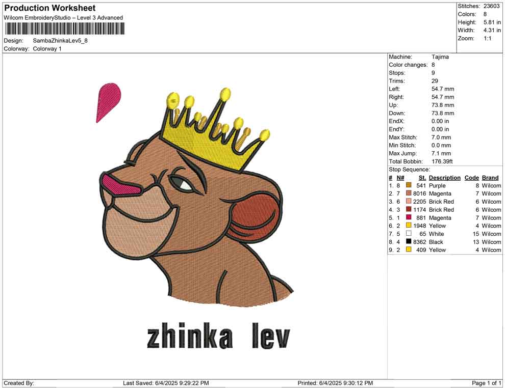 Samba Zhinka Lev
