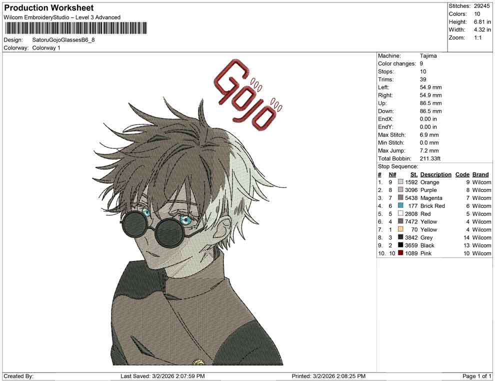 Satoru Gojo Glasses B