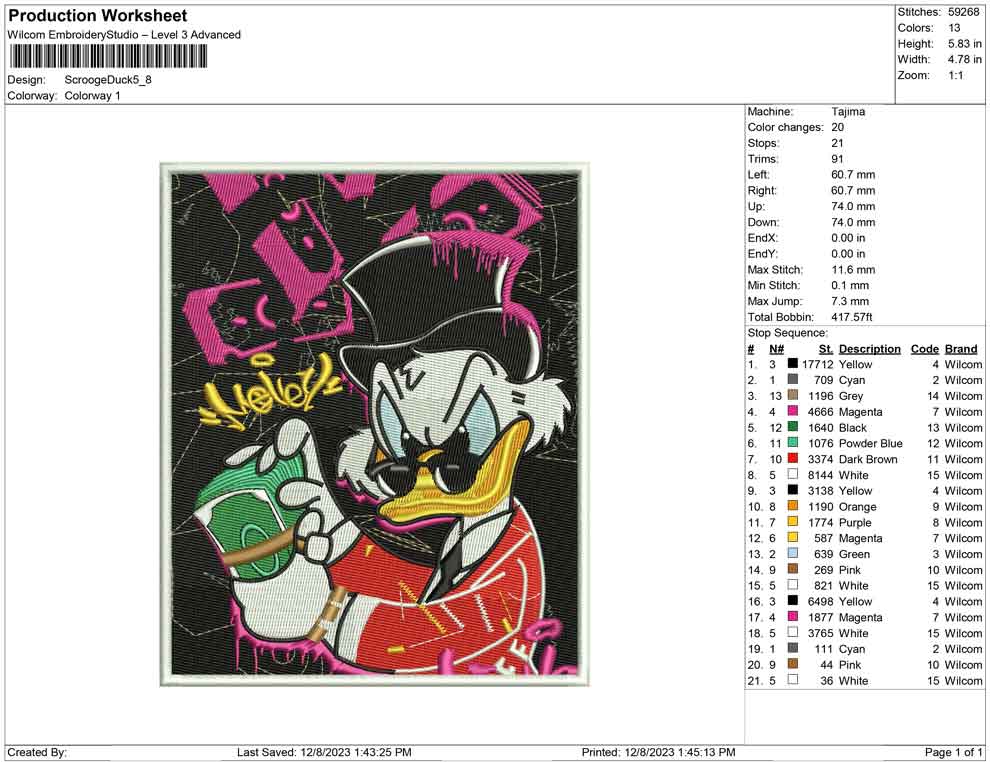 Scrooge Duck