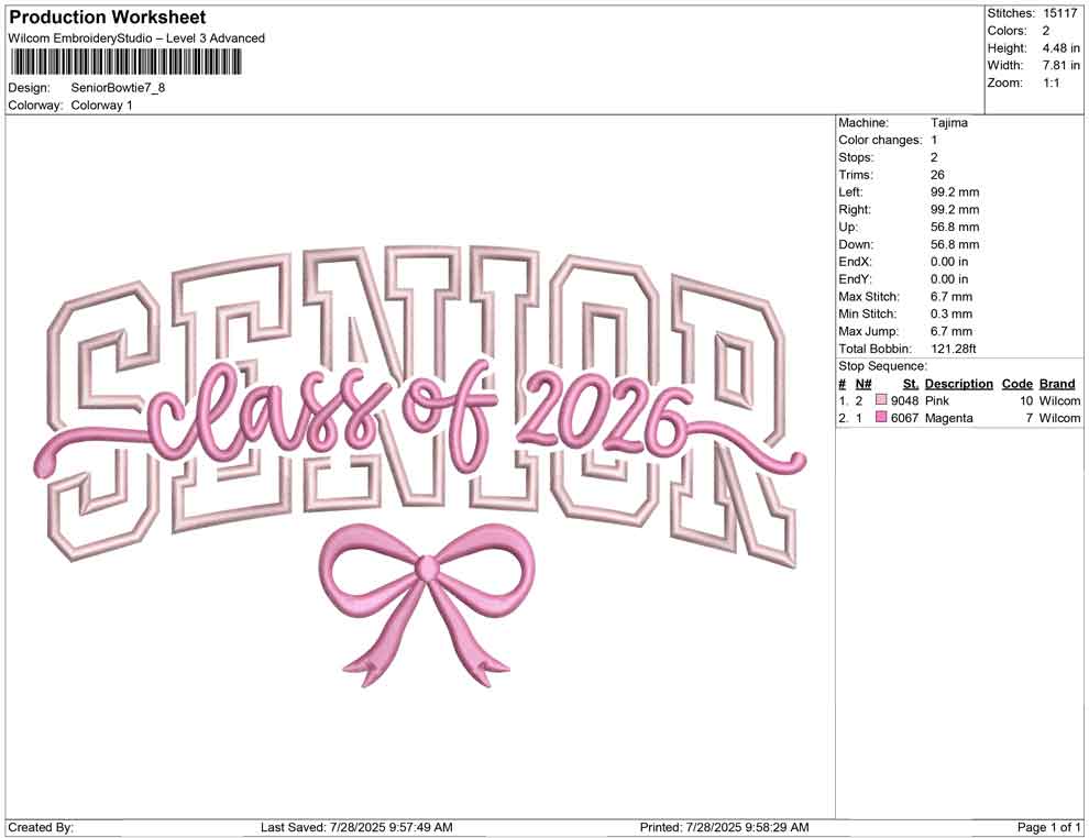 Senior Bowtie