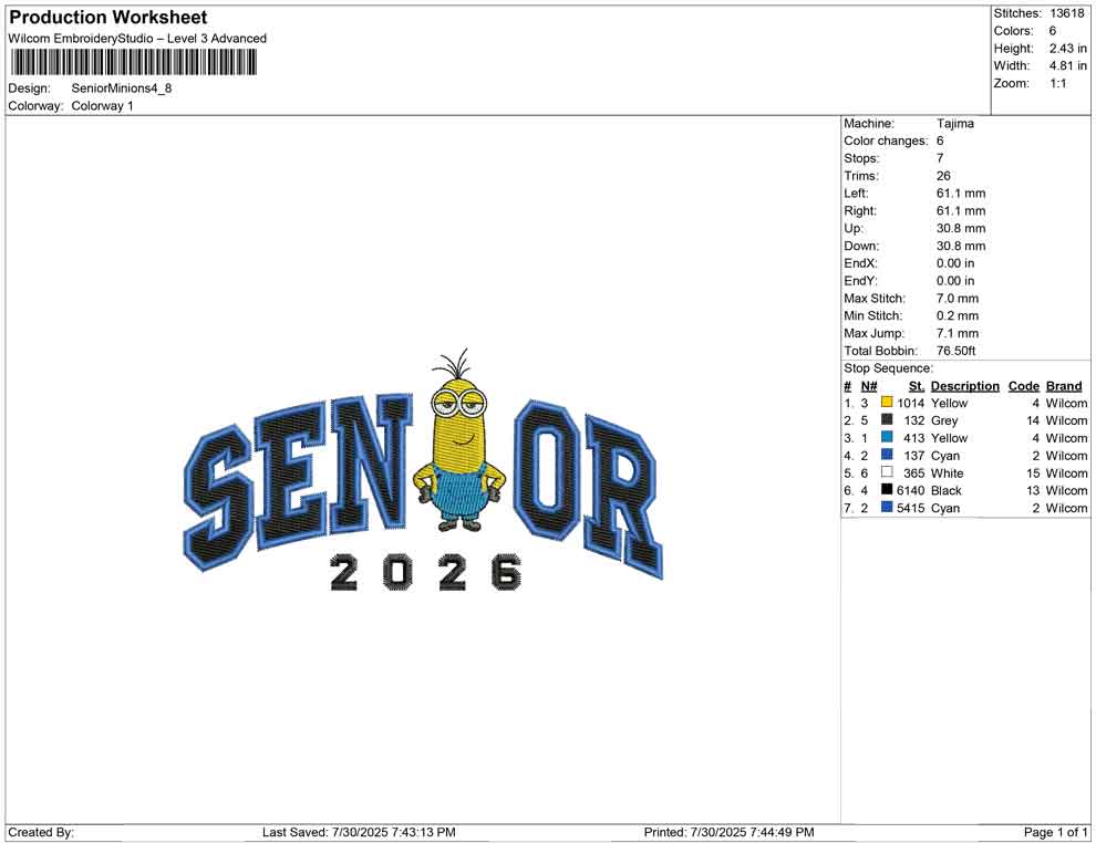 Senior Minions