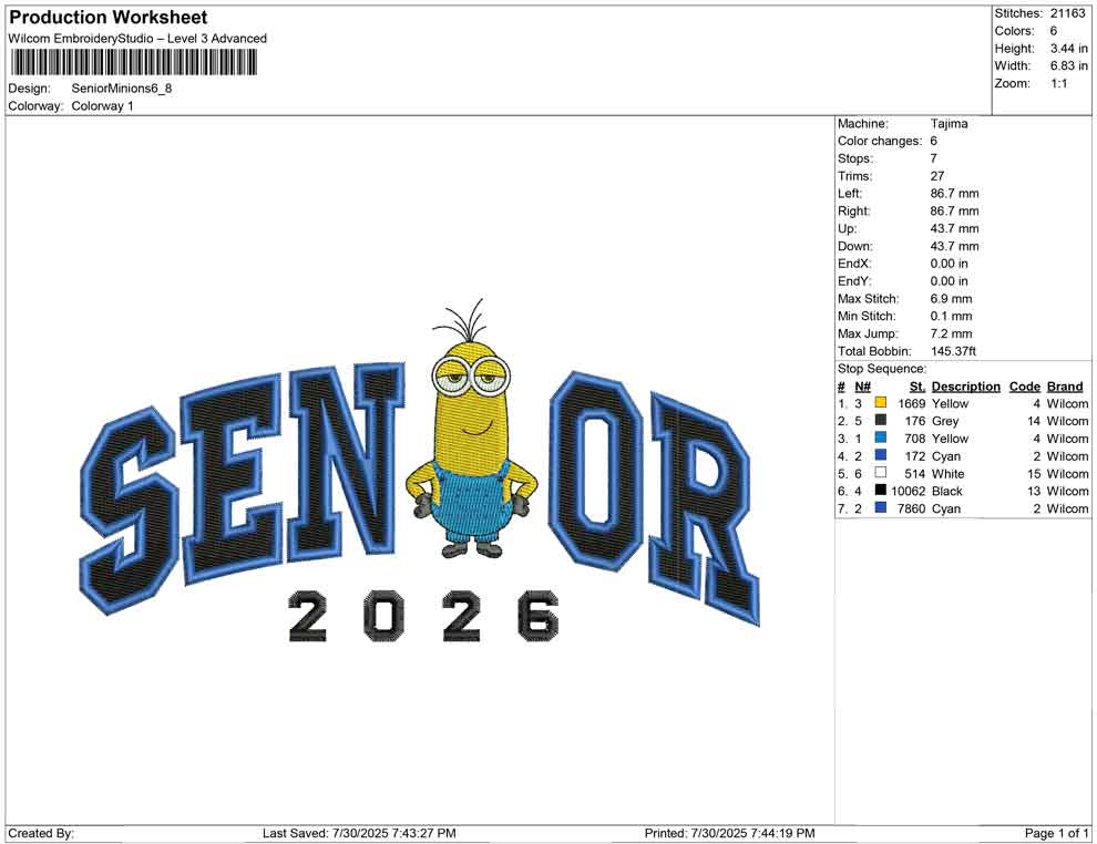 Senior Minions
