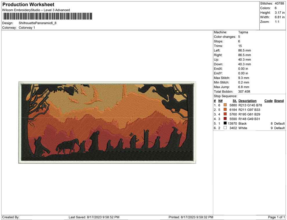 Silhouette Panoramic