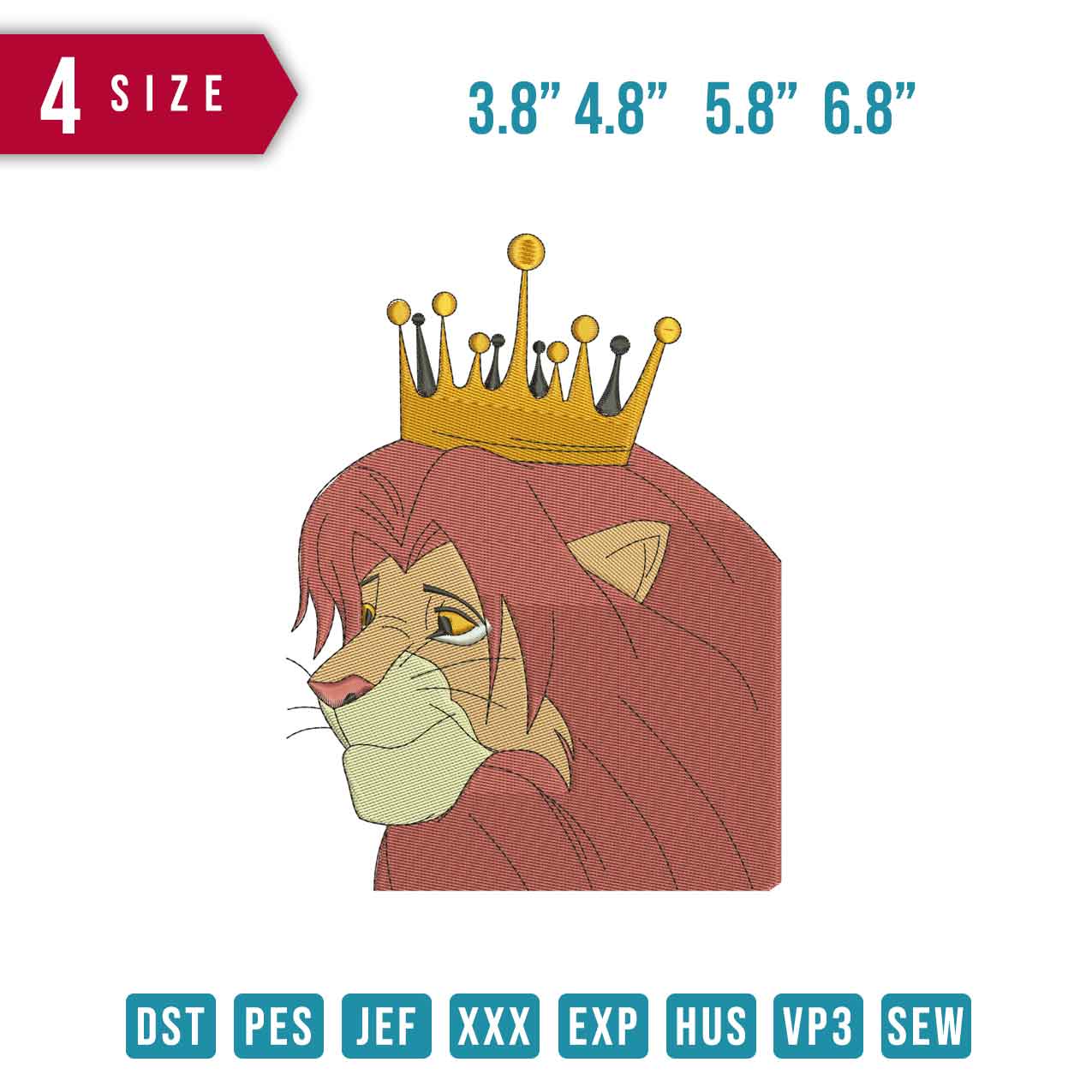 Simba with Crown