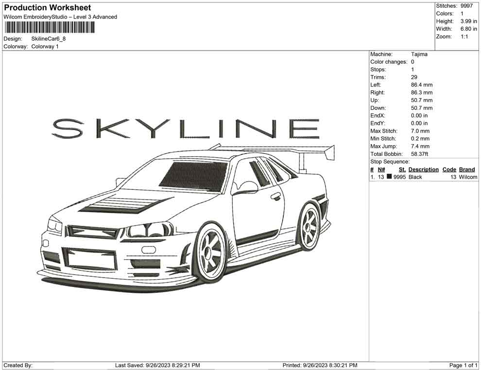 Skyline Car