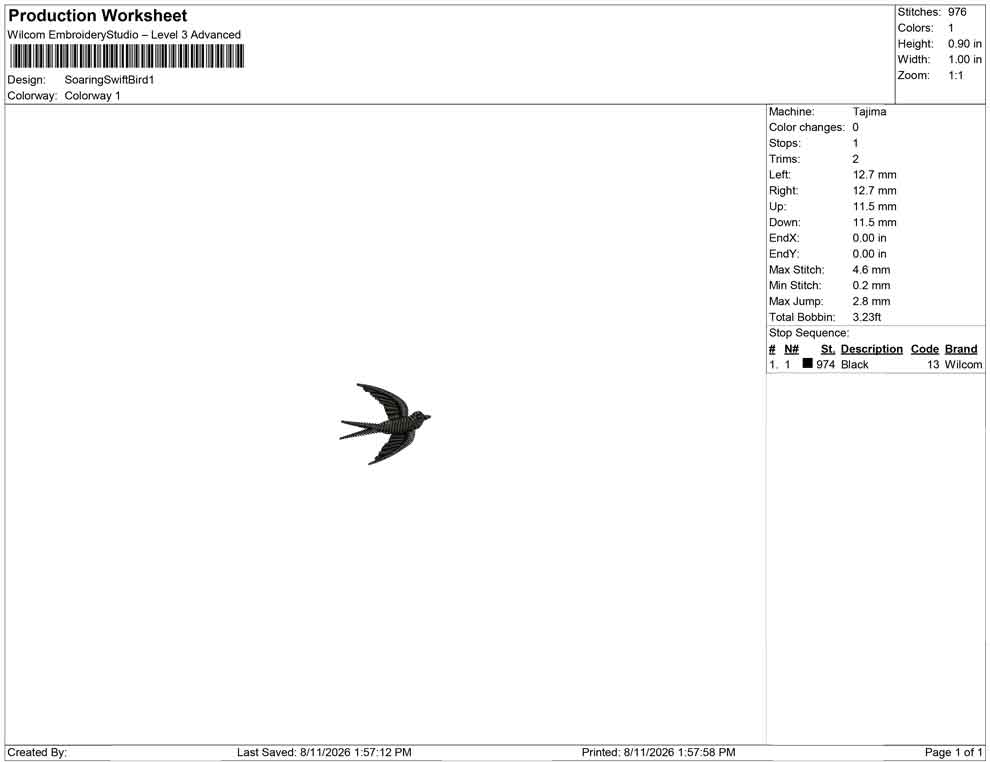 Soaring Swift Bird