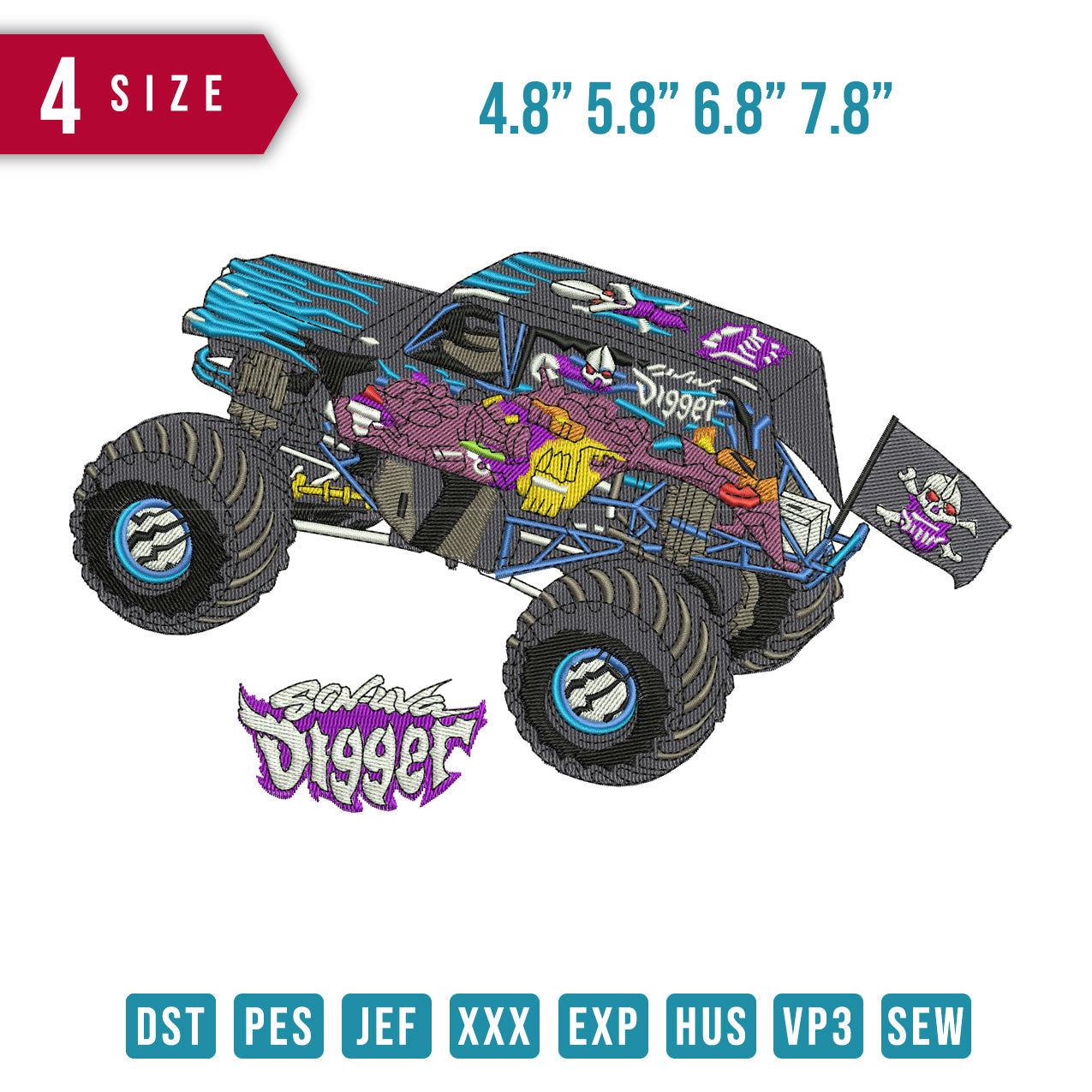 Son Uva Digger Car Toy