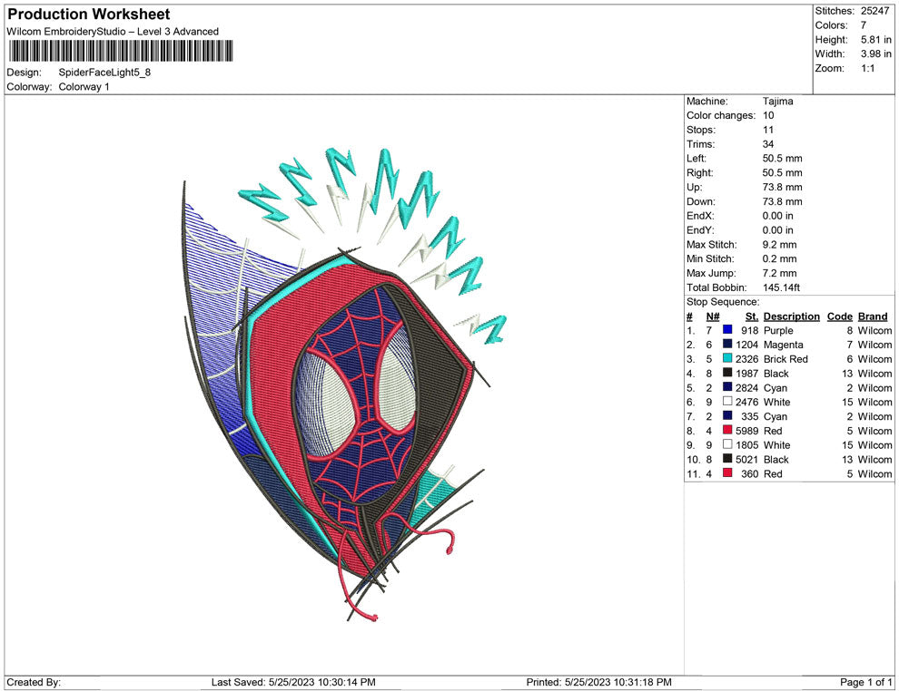 Spider Face light