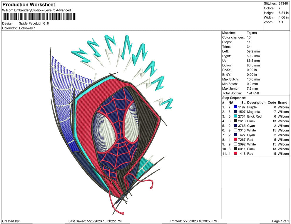 Spider Face light