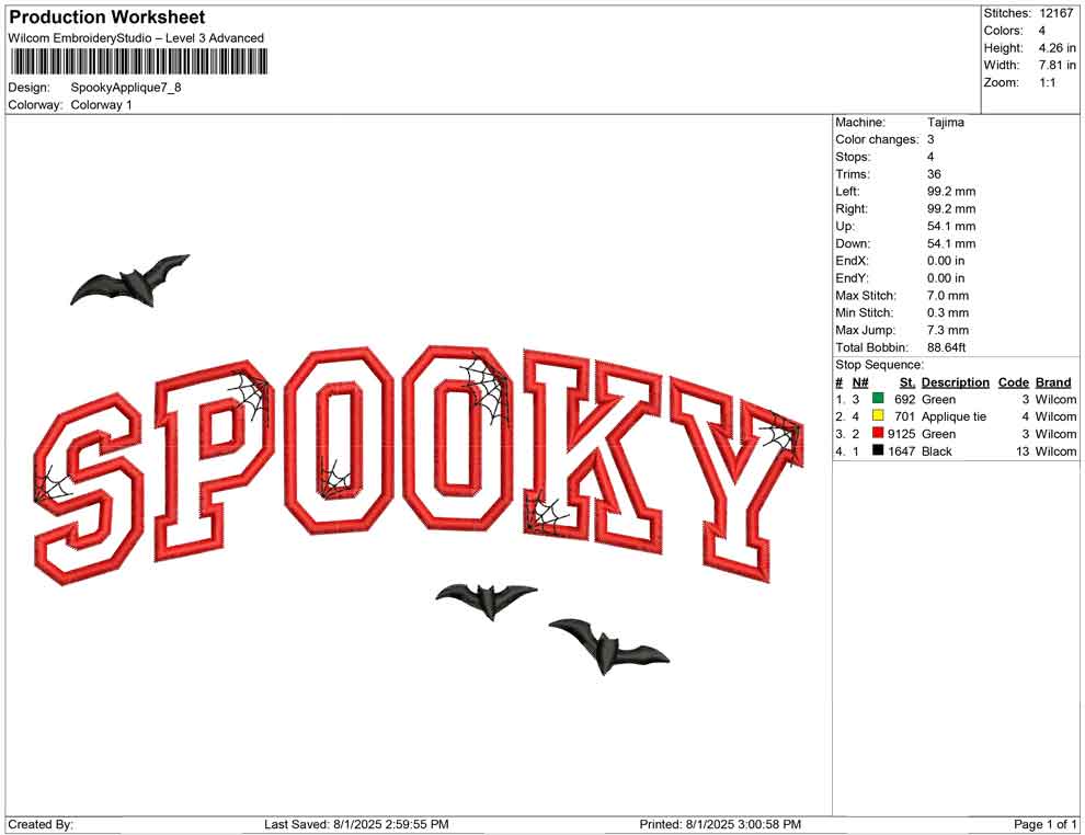 Spooky Applique