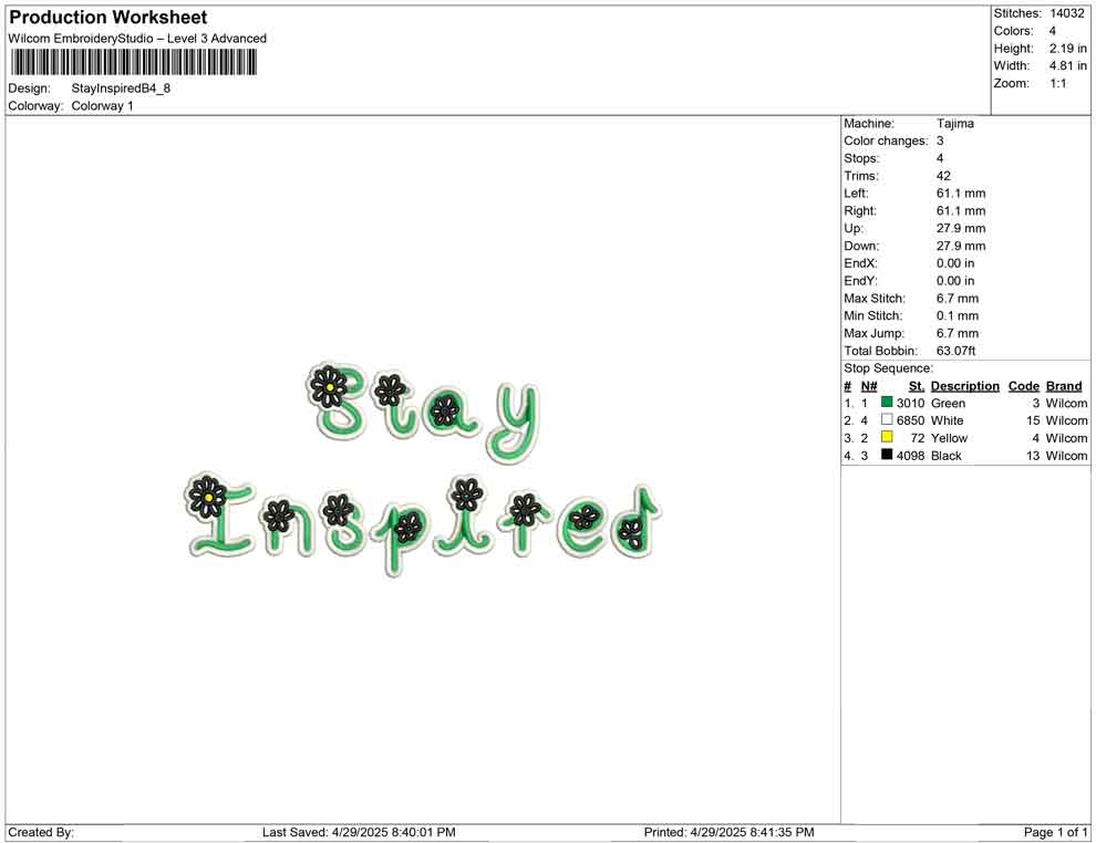 Stay Inspired B
