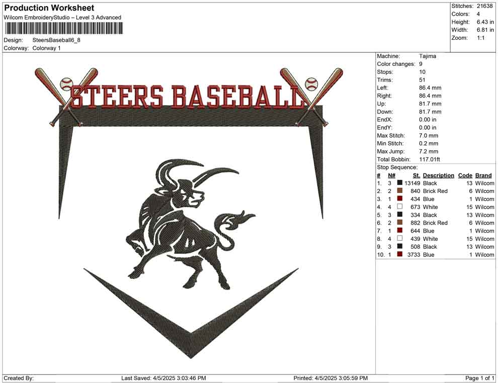 Steers Baseball