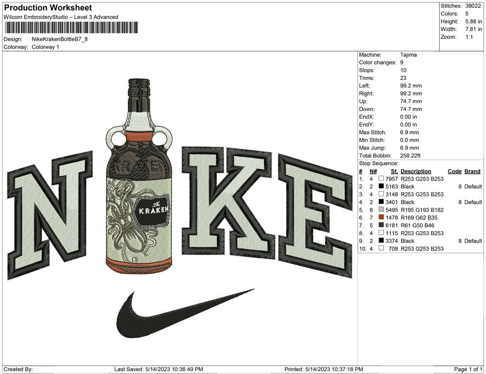 Nike Kraken Bottle B