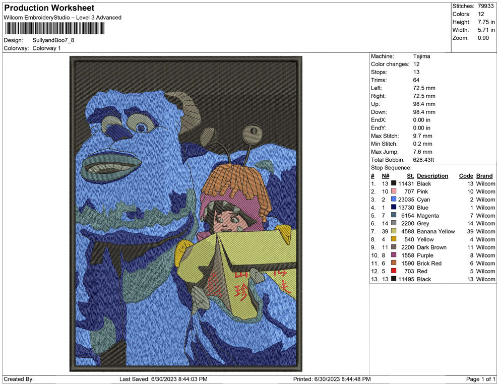 Sulley and boo