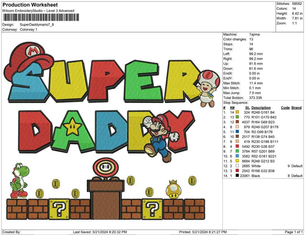 Super Daddy Mario