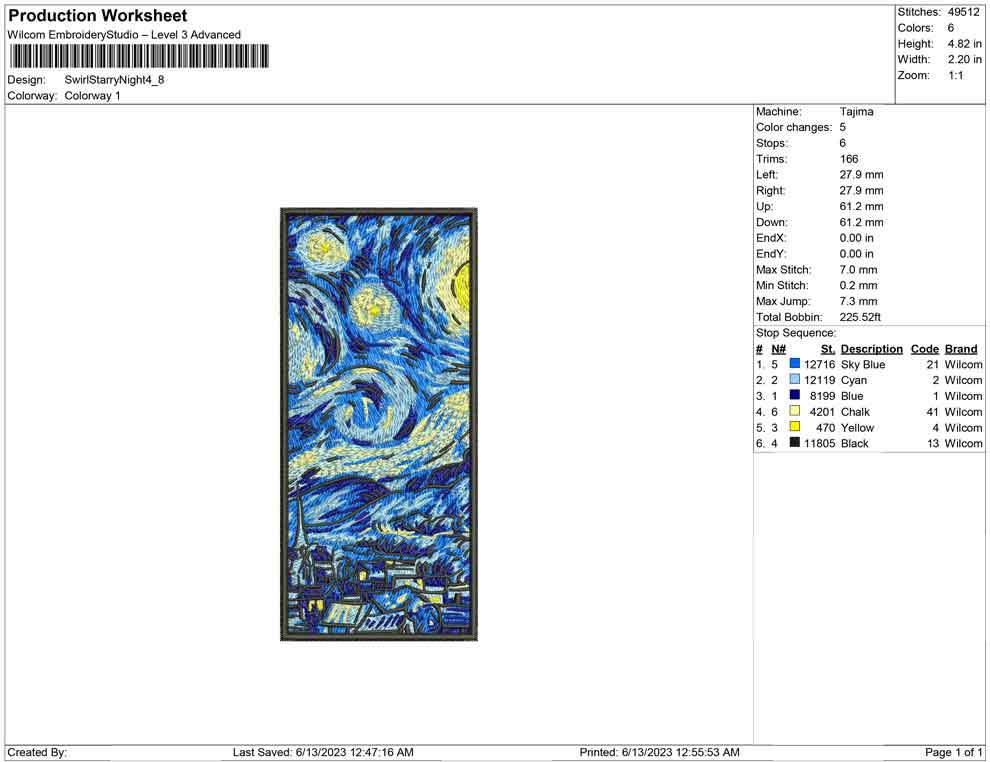 Swirl Starry Night