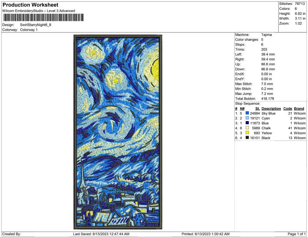 Swirl Starry Night