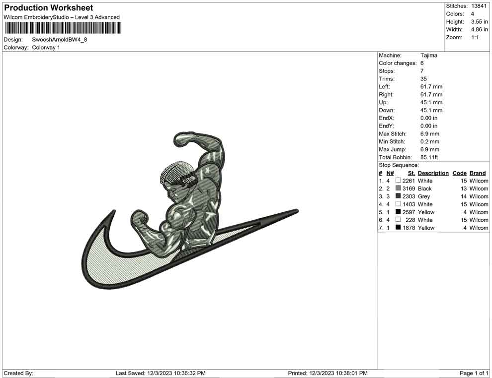 Swoosh Arnold Bw