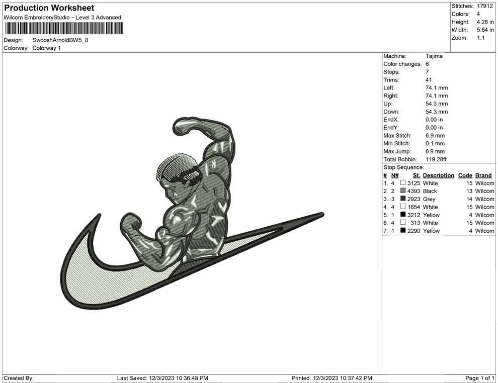 Swoosh Arnold Bw