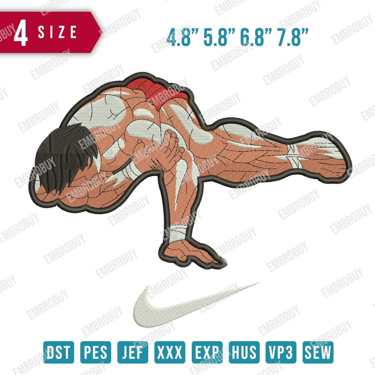 Swoosh Baki grappler