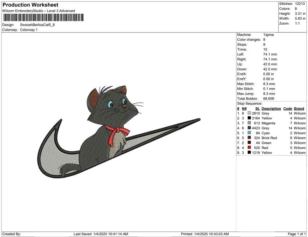 Swoosh Berlioz Cat