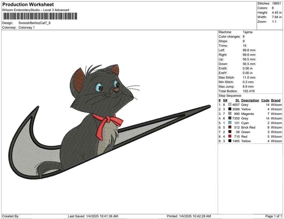 Swoosh Berlioz Cat