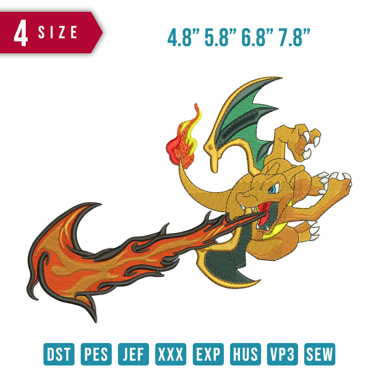 Swoosh Charizard Fire B