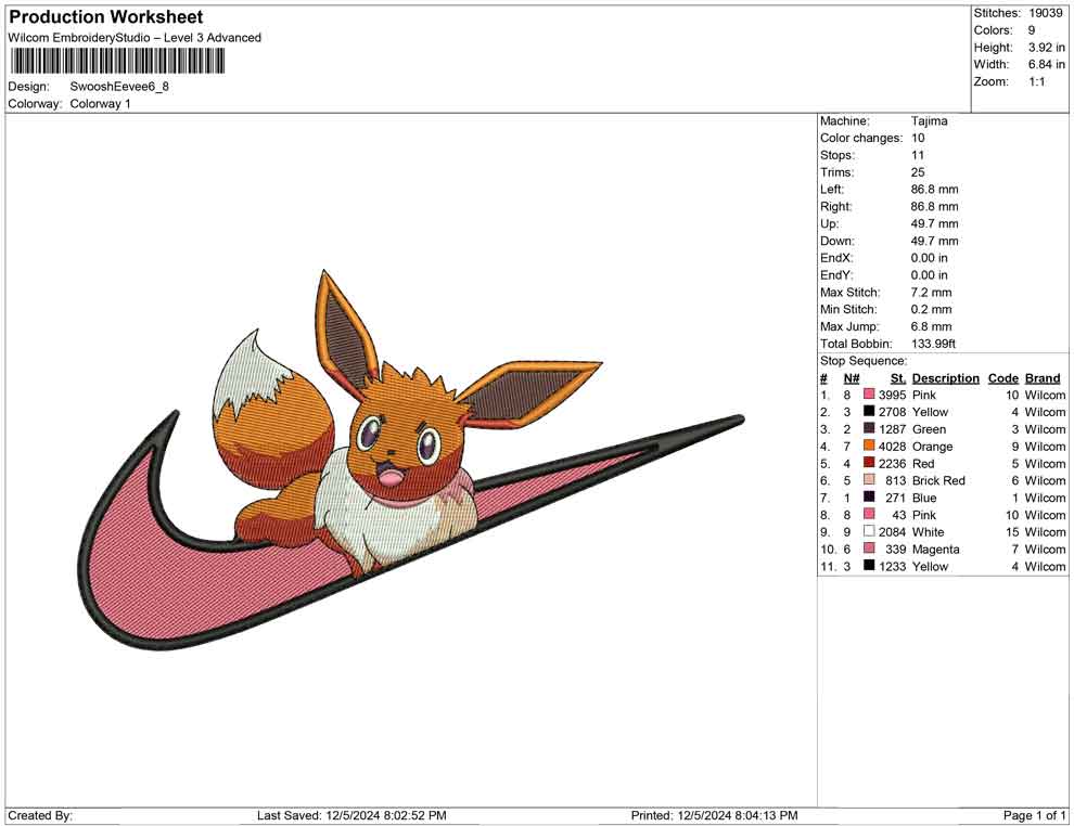 Swoosh Eevee