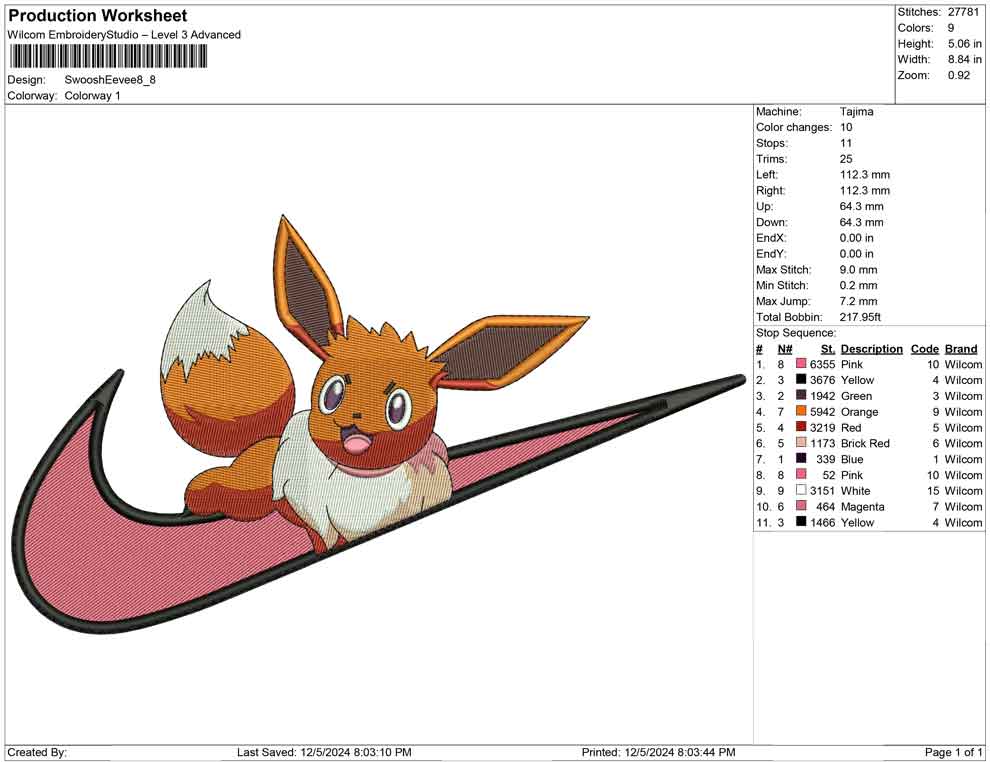 Swoosh Eevee