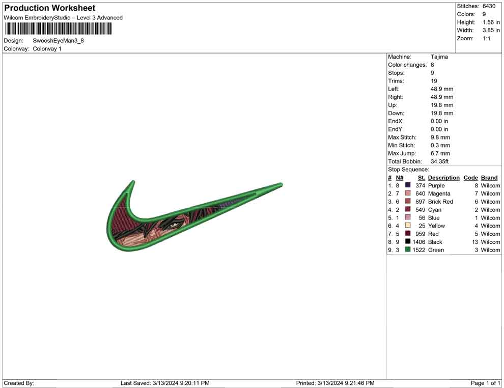 Swoosh Eye Man