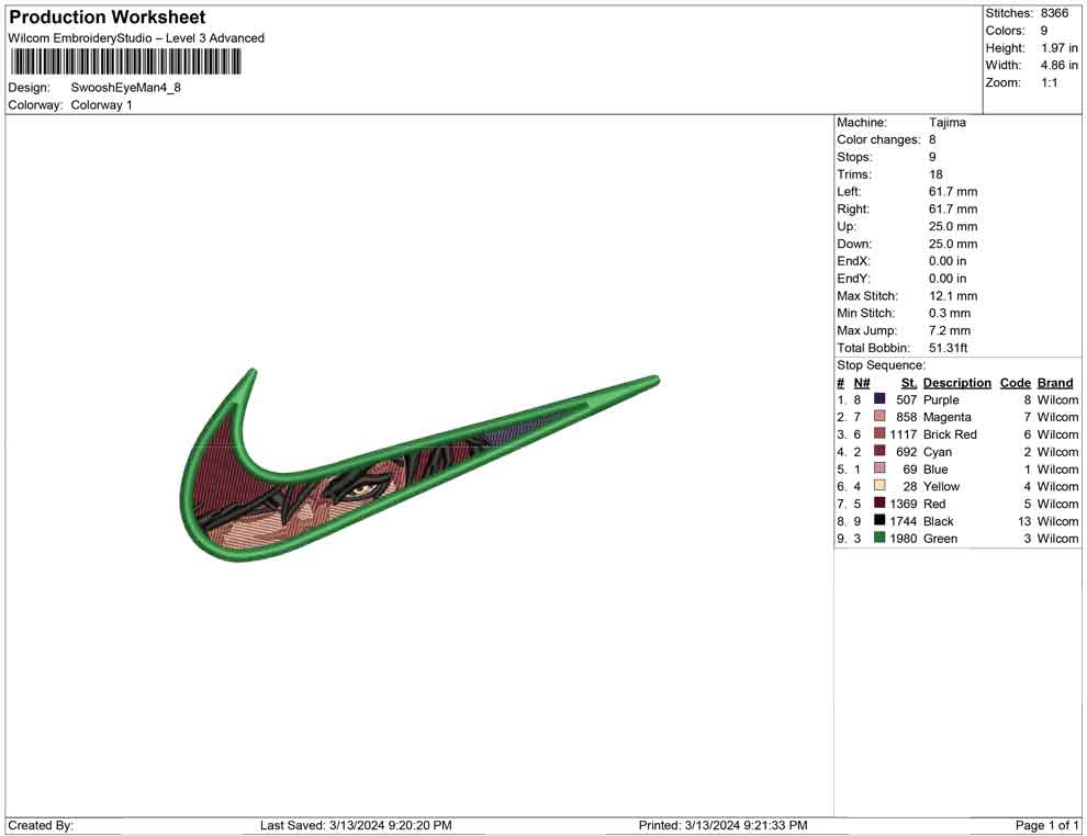 Swoosh Eye Man