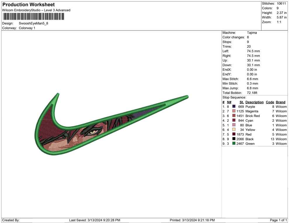 Swoosh Eye Man