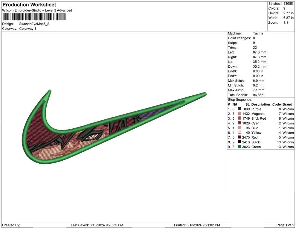 Swoosh Eye Man