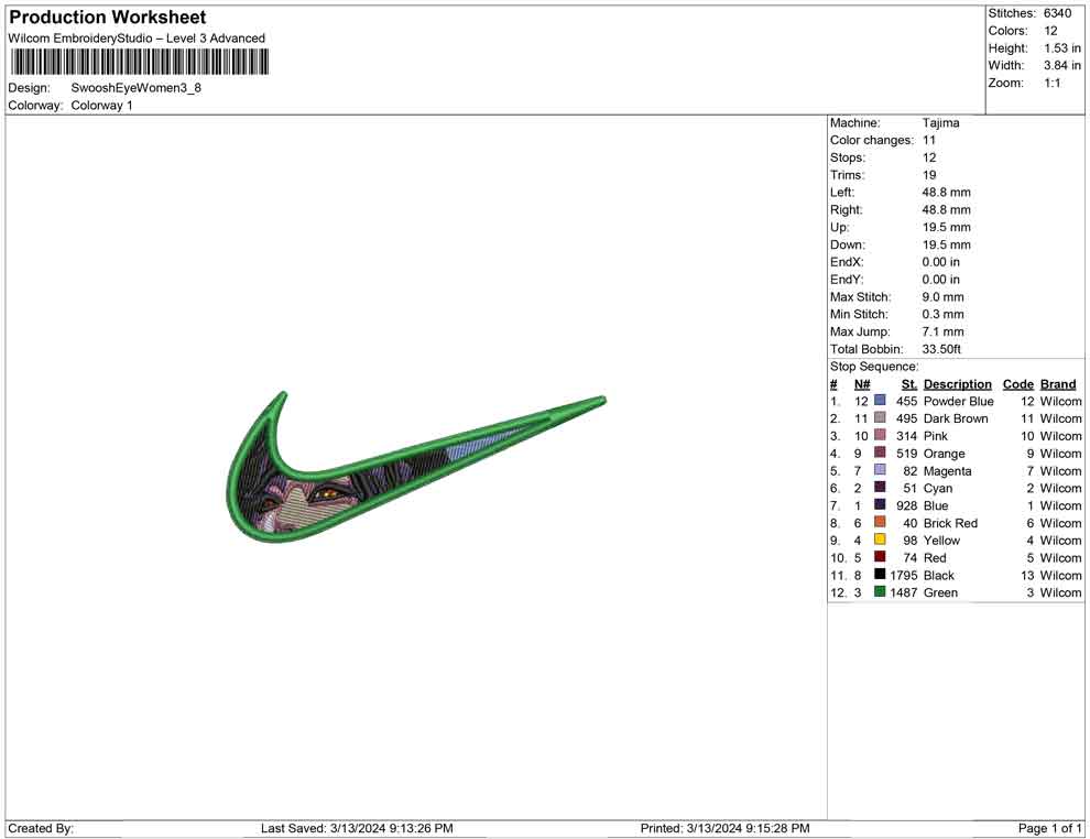 Swoosh Eye Women
