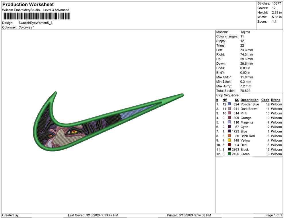 Swoosh Eye Women