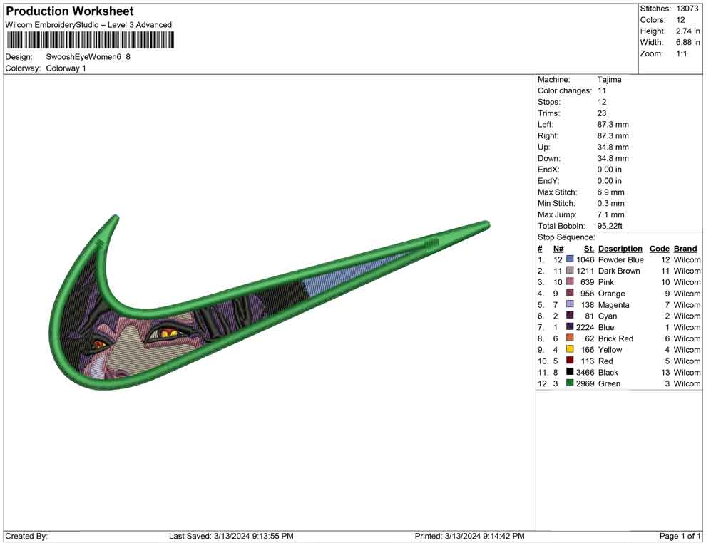 Swoosh Eye Women