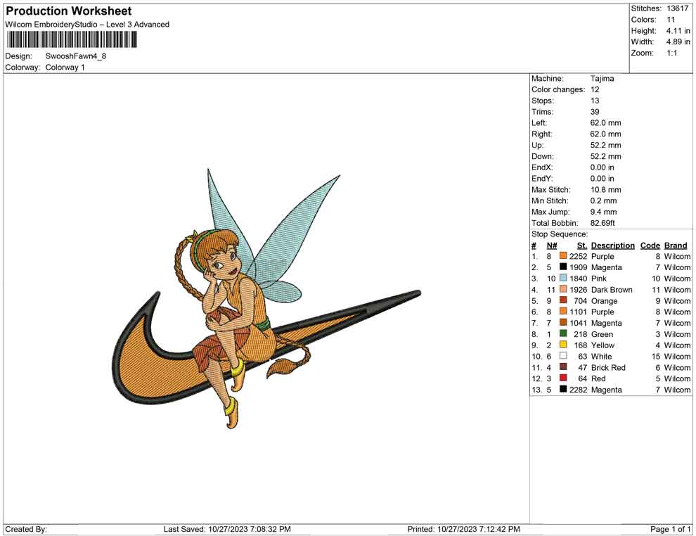 Swoosh Fawn