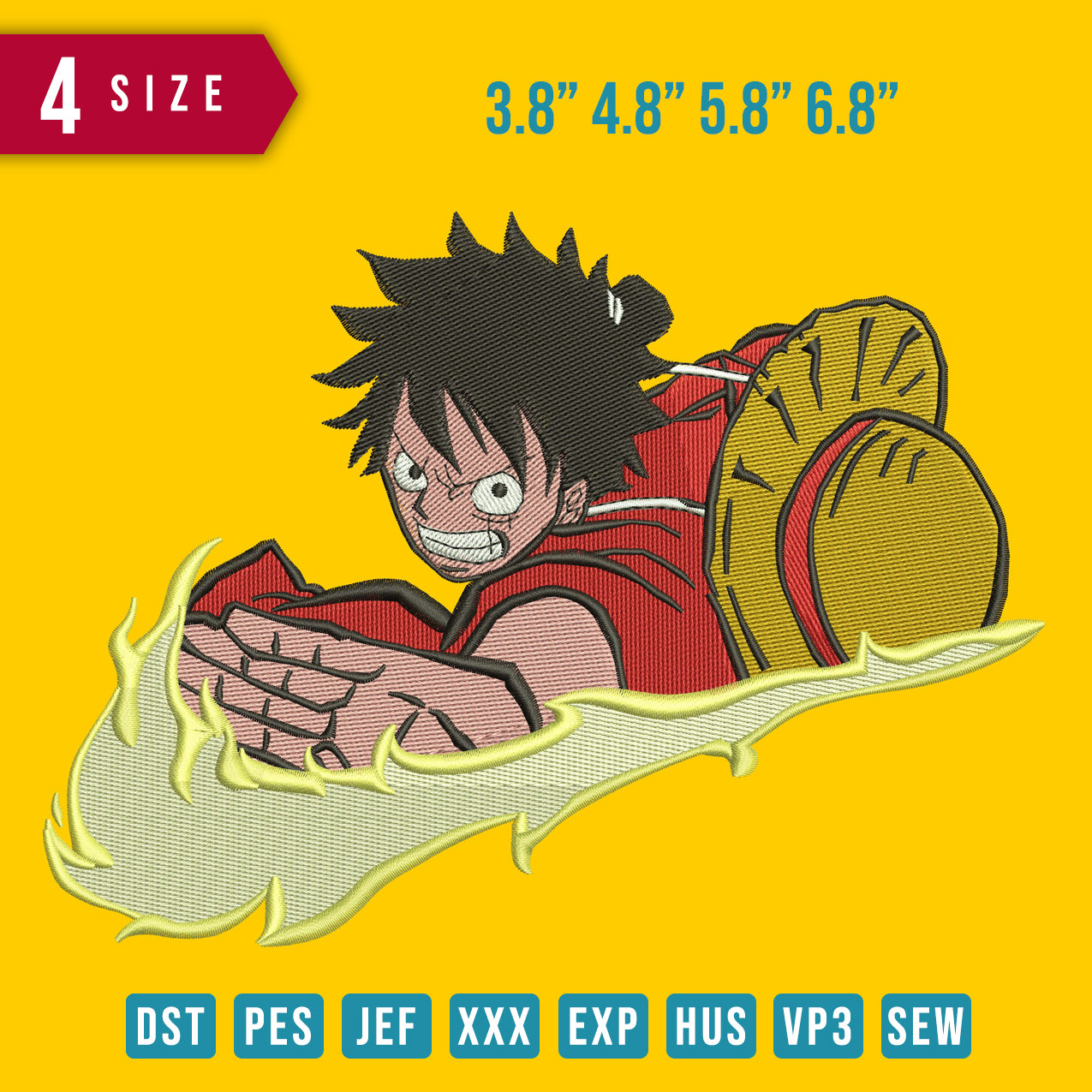 Swoosh Fire Luffy