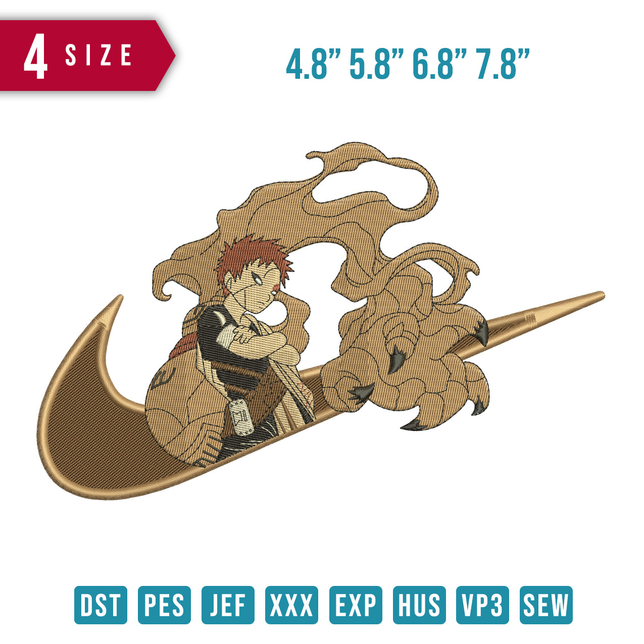 Swoosh Gaara angry