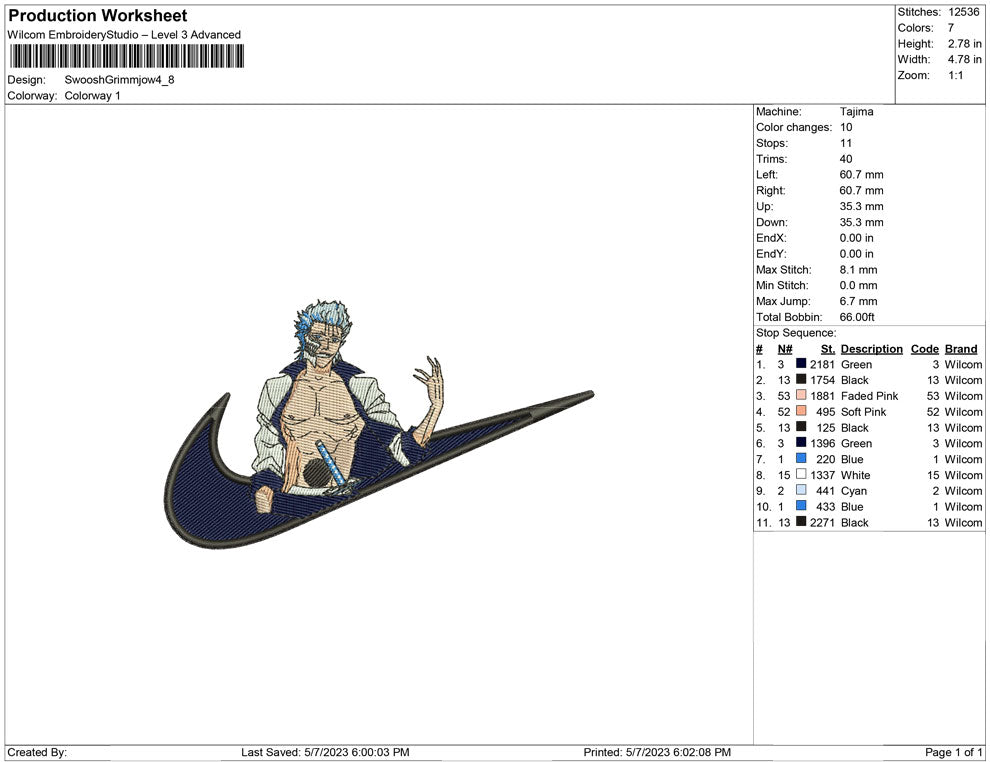 Swoosh Grimmjow