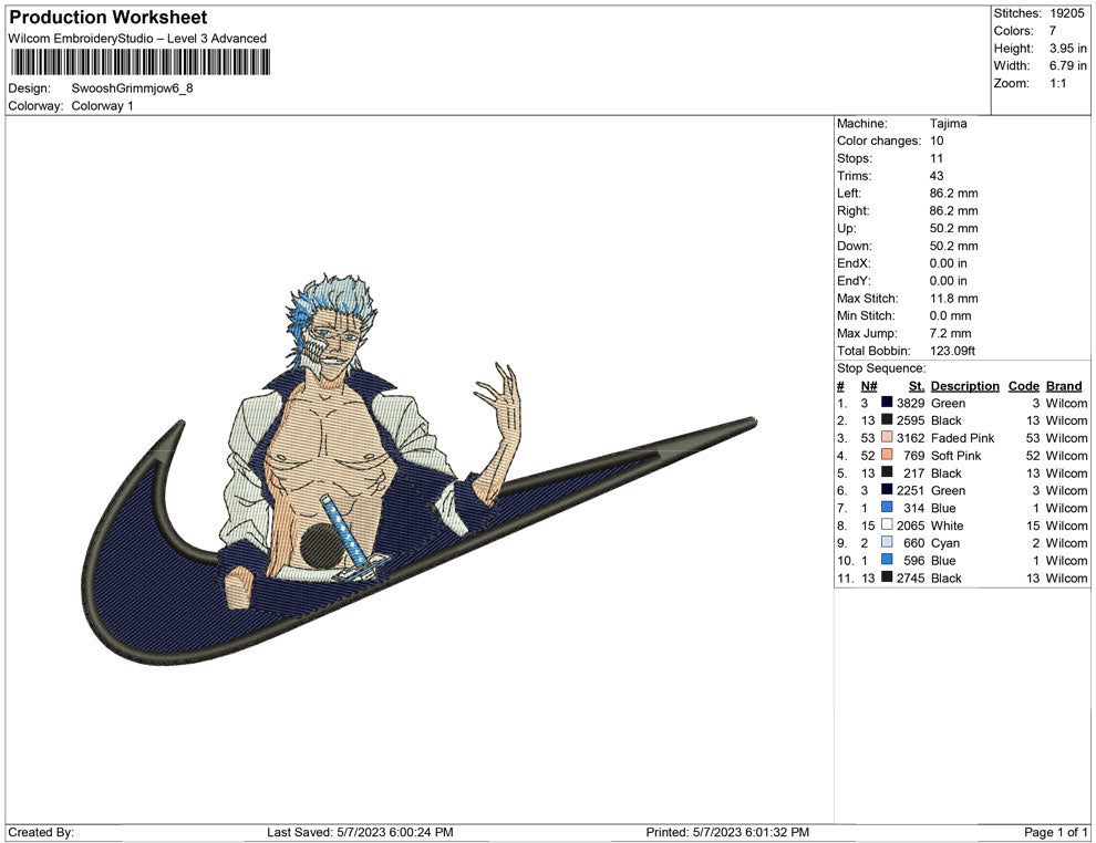 Swoosh Grimmjow