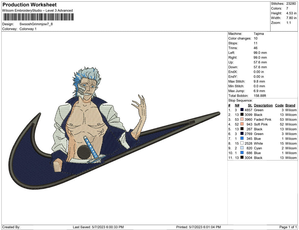 Swoosh Grimmjow