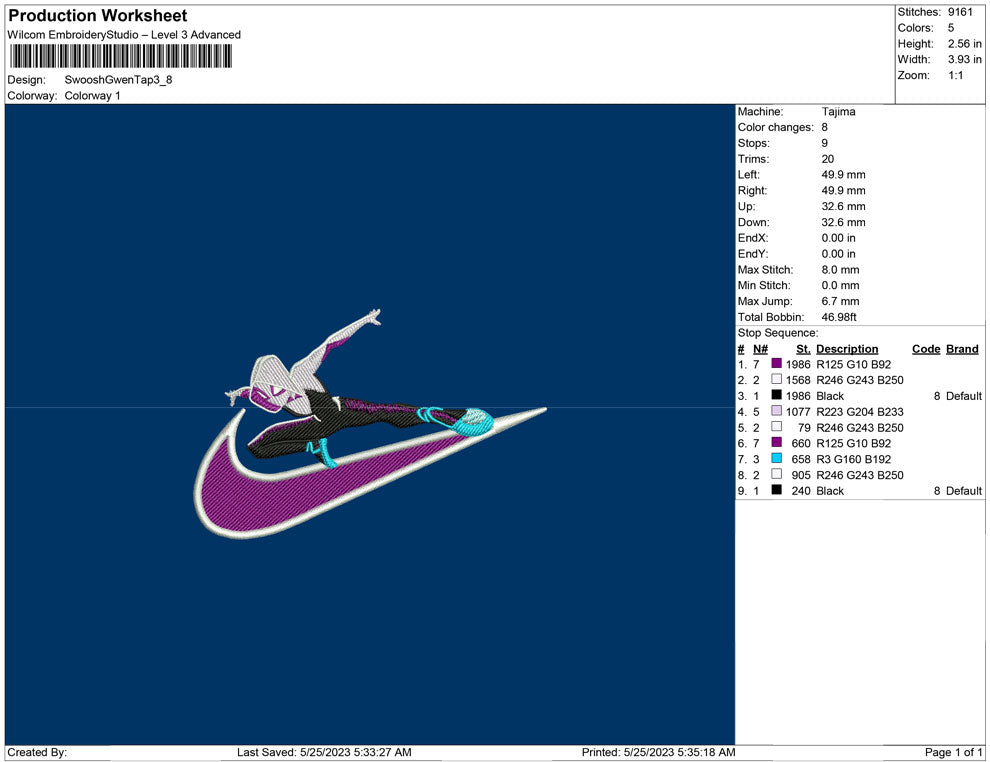 Swoosh Gwen Tap